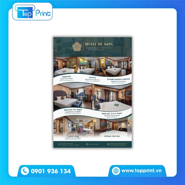 Mẫu tờ rơi kh&aacute;ch sạn chuy&ecirc;n nghiệp, thu h&uacute;t kh&aacute;ch h&agrave;ng