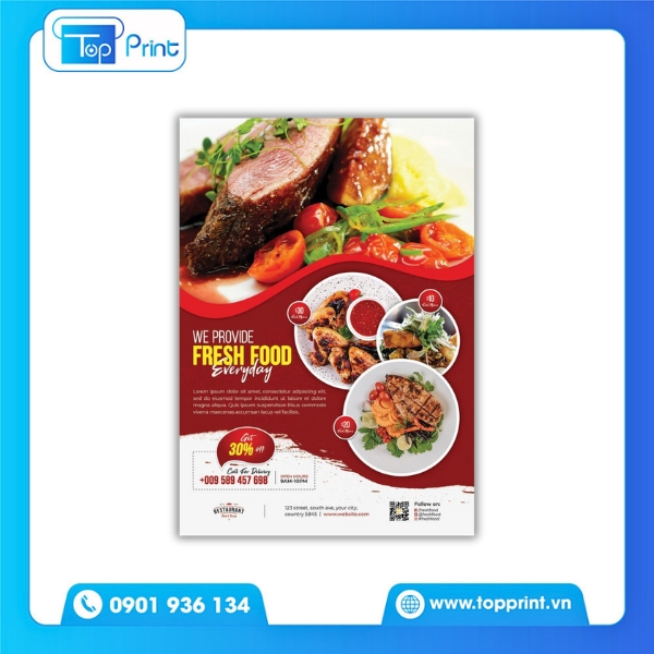 Mẫu tờ rơi nh&agrave; h&agrave;ng ấn tượng, thu h&uacute;t kh&aacute;ch h&agrave;ng