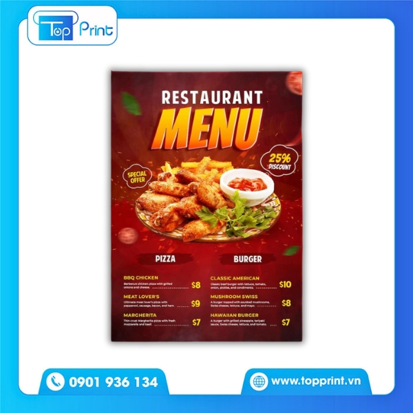 Mẫu tờ rơi nh&agrave; h&agrave;ng in m&agrave;u chất lượng cao