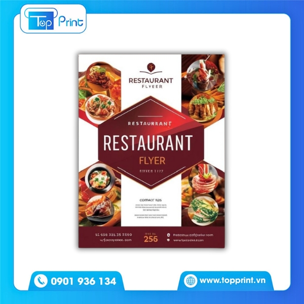 Mẫu tờ rơi nh&agrave; h&agrave;ng theo phong c&aacute;ch vintage