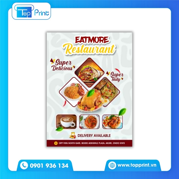 Mẫu tờ rơi nh&agrave; h&agrave;ng cao cấp chuy&ecirc;n nghiệp