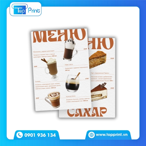 Mẫu tờ rơi quán cà phê đẹp và thu hút khách hàng