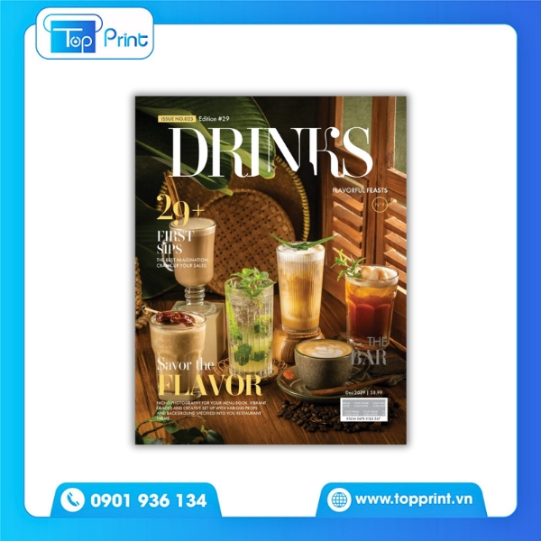 Mẫu tờ rơi quán cà phê in nhanh, giao hàng tận nơi