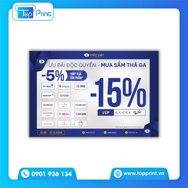 Mẫu voucher mắt k&iacute;nh giảm gi&aacute; 50% hiện đại