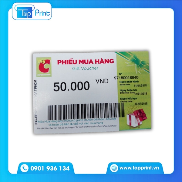 Mẫu voucher si&ecirc;u thị nổi bật với h&igrave;nh sản phẩm