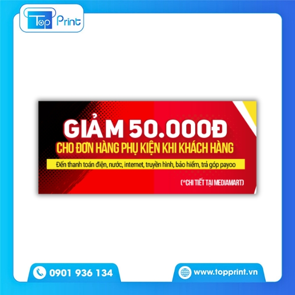 Mẫu voucher si&ecirc;u thị hiện đại đẹp mắt