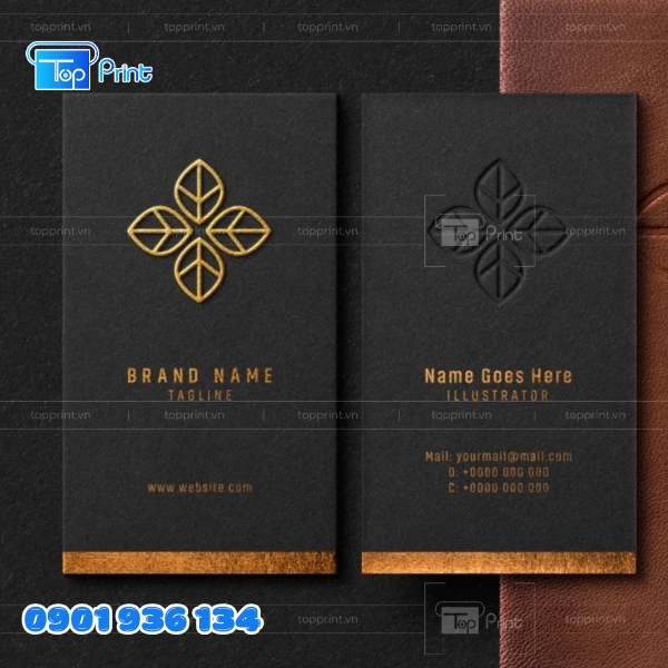 Mẫu Card Visit &Eacute;p Kim Thiết Kế S&aacute;ng Tạo