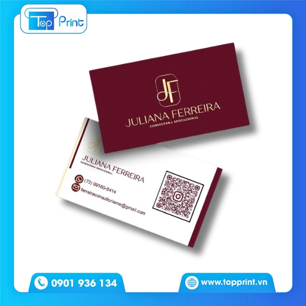 Mẫu Card Visit &Eacute;p Kim Cao Cấp Nền Đen