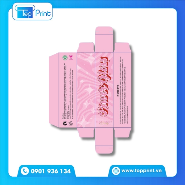 Mẫu hộp giấy đựng son kraft thân thiện môi trường