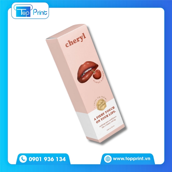 Mẫu hộp giấy đựng son phù hợp in offset