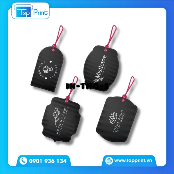 Mẫu in tag treo, thẻ treo phong cách sang trọng