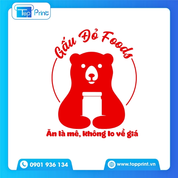 Mẫu logo ăn vặt cho quán vỉa hè