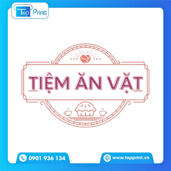 Mẫu logo ăn vặt thiết kế chuyên nghiệp