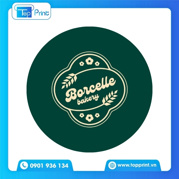 Mẫu logo tiệm bánh chuyên bánh mì và bánh ngọt