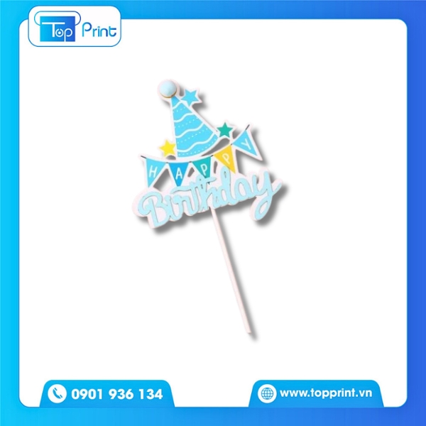Mẫu tag giấy cắm bánh kem nổi bật và sáng tạo