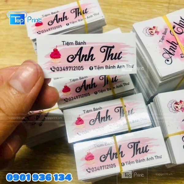 Mẫu tag giấy cắm bánh kem đẹp