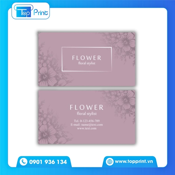 Card visit shop hoa phong c&aacute;ch sang &ndash; xịn &ndash; đẹp