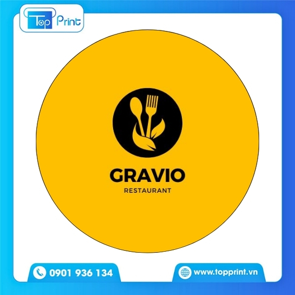 Mẫu logo nh&agrave; h&agrave;ng in ấn tr&ecirc;n nhiều nền m&agrave;u  &nbsp;