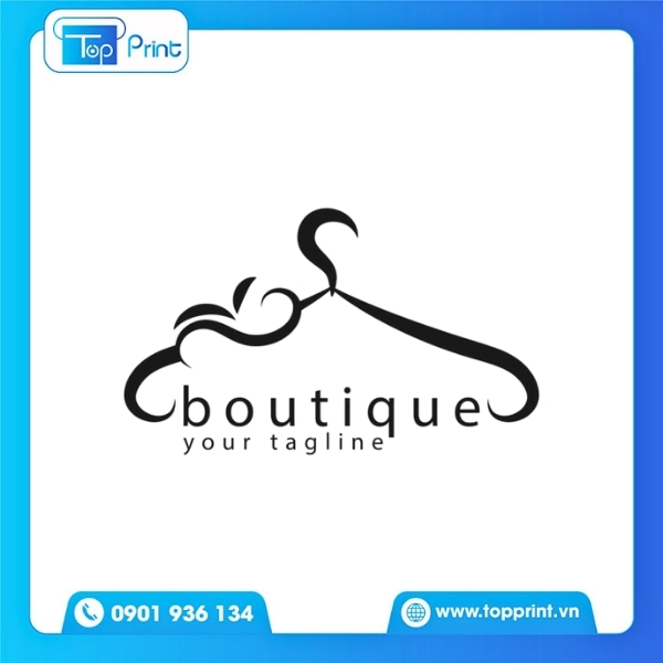 Mẫu logo shop quần &aacute;o local brand ấn tượng