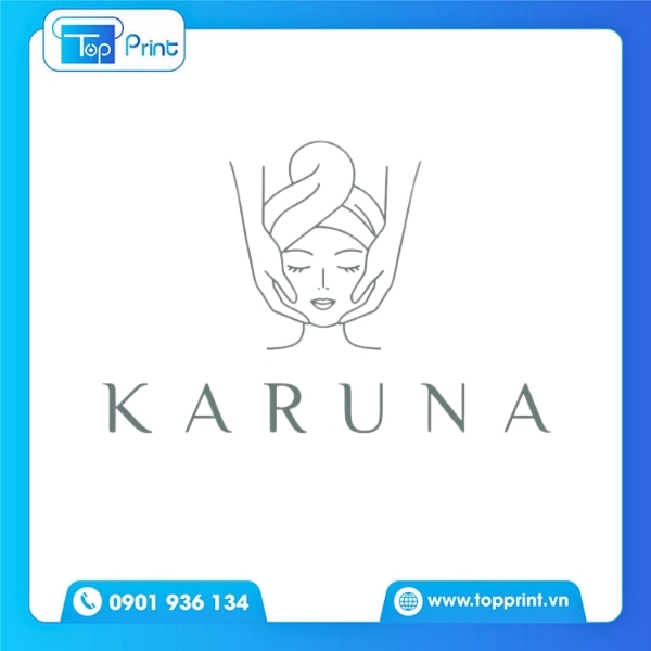 Mẫu logo spa in banner khổ lớn