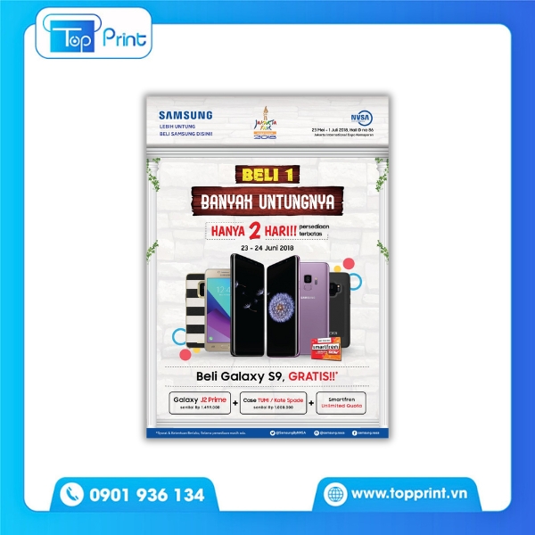 Mẫu tờ rơi điện thoại chất lượng cao cho in offset