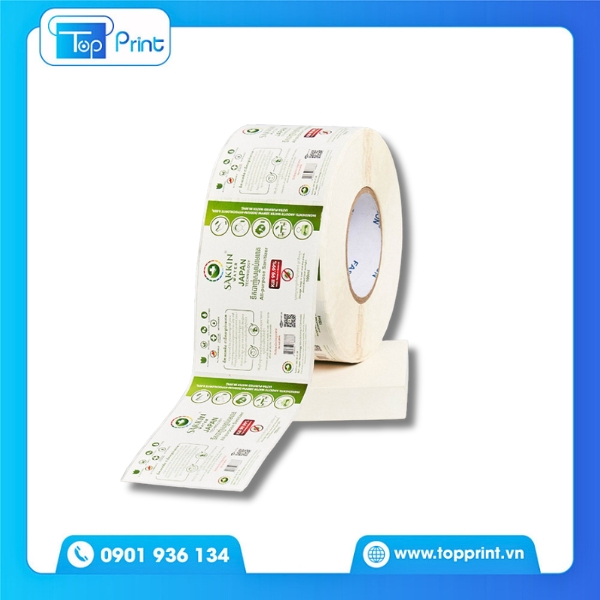 Mẫu decal cuộn in nhanh 24h