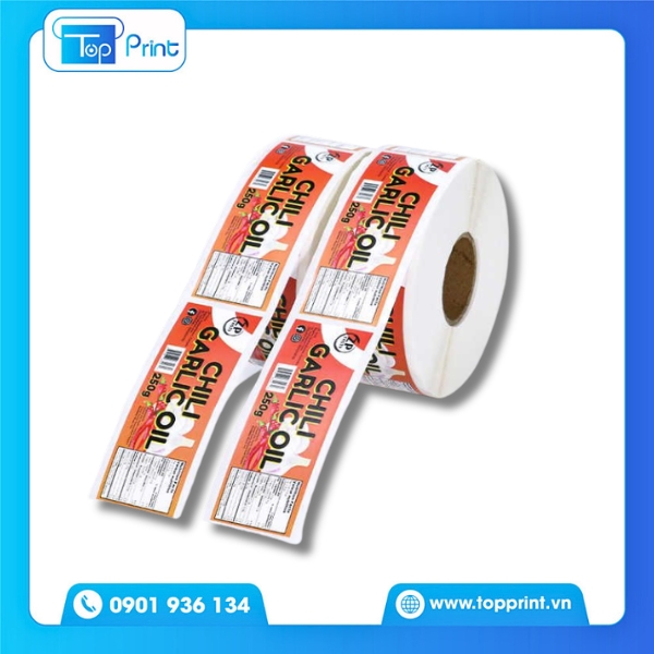 Mẫu decal cuộn giá rẻ cho shop online