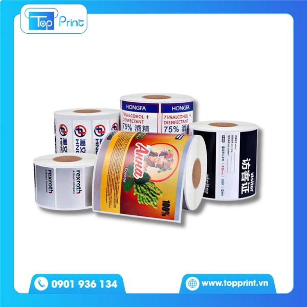 In Decal Cuộn Số Lượng Ít, Giá Rẻ Tại TPHCM 