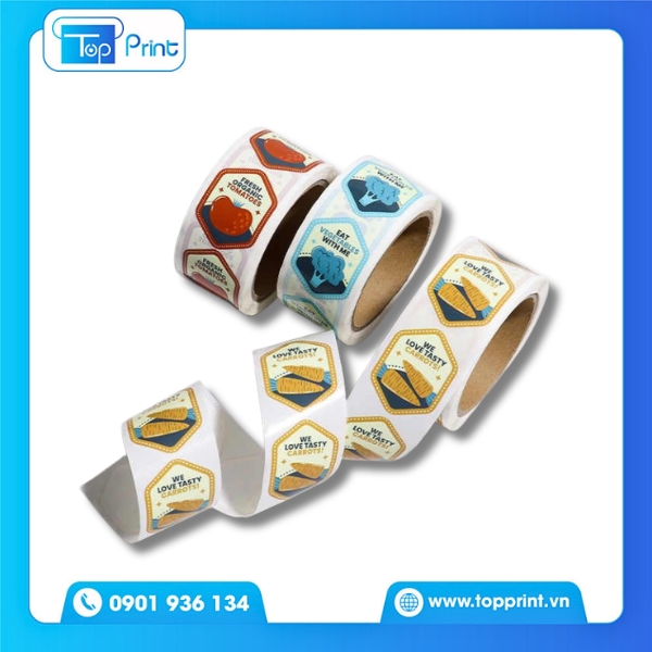 Mẫu decal cuộn sang trọng, cao cấp