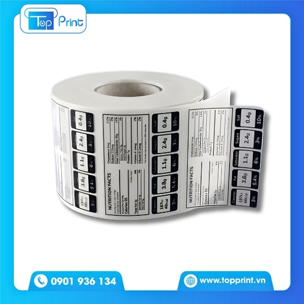 Mẫu decal cuộn cho sản phẩm handmade