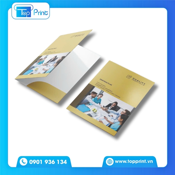 Mẫu Folder C&ocirc;ng Ty D&ugrave;ng Trong Sự Kiện