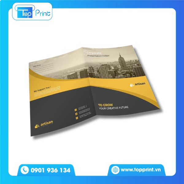 Mẫu Folder C&ocirc;ng Ty Thiết Kế Theo Brand