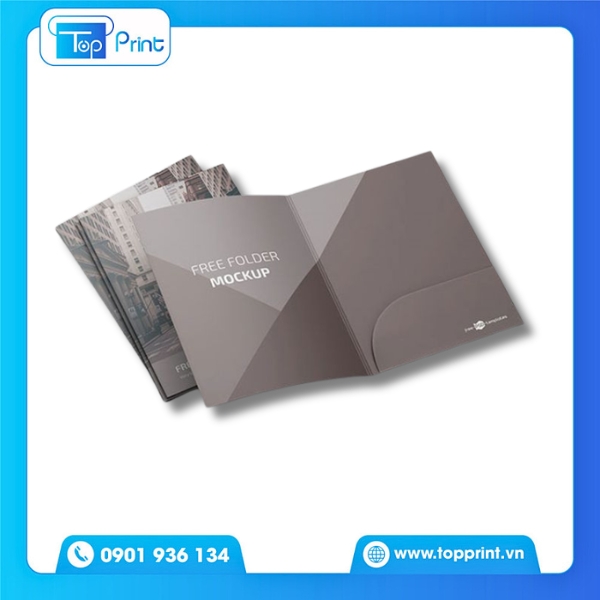 Mẫu Folder C&ocirc;ng Ty In Ấn Sắc N&eacute;t