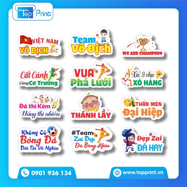 Hashtag Cổ Vũ Bóng Đá Cầm Tay