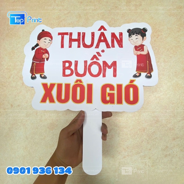 Hashtag Khai Trương Cầm Tay Thiết Kế Đẹp Cho Sự Kiện