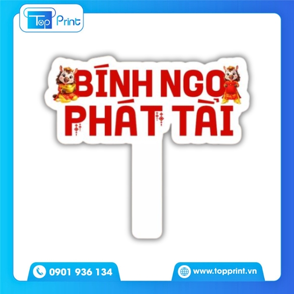 Hashtag Khai Trương Cầm Tay Thiết Kế Chuy&ecirc;n Nghiệp