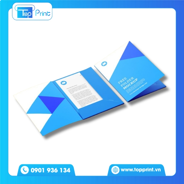 In folder kẹp hồ sơ tiện lợi