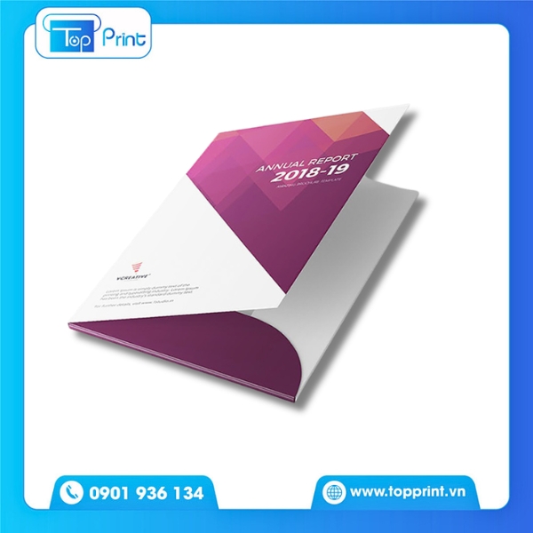 Mẫu folder ngân hàng xịn sò