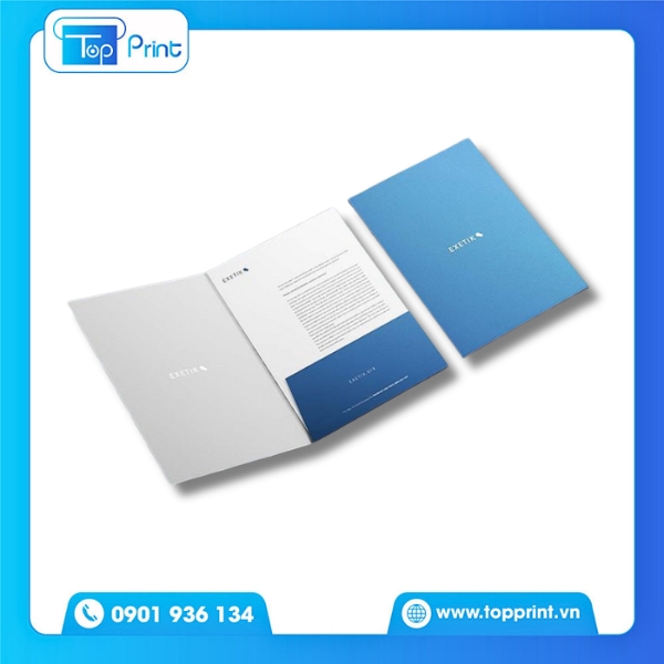 In folder cao cấp thiết kế độc quyền