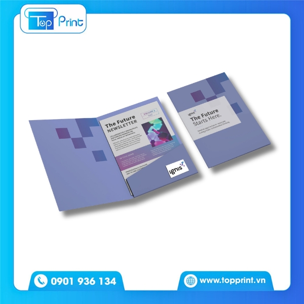 In folder cao cấp cho công ty