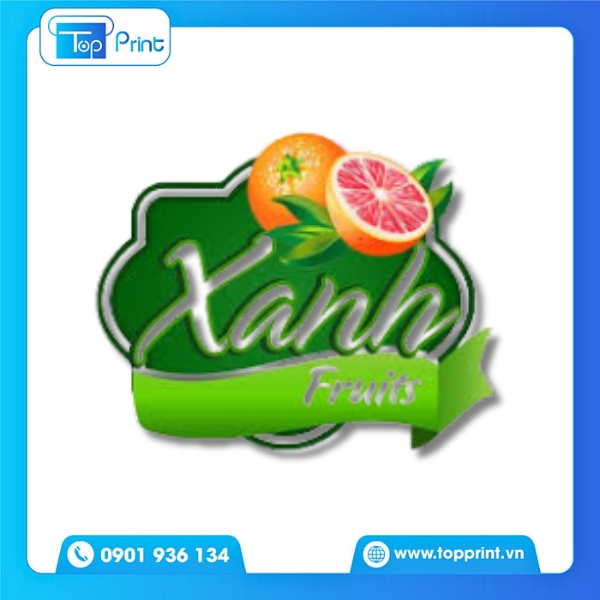 Mẫu logo tr&aacute;i c&acirc;y s&aacute;ng tạo in bao b&igrave; nước &eacute;p tr&aacute;i c&acirc;y