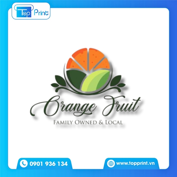 Mẫu logo tr&aacute;i c&acirc;y đẹp phong c&aacute;ch hoạt h&igrave;nh đ&aacute;ng y&ecirc;u