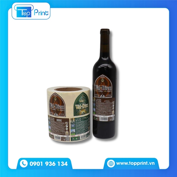 Mẫu decal giấy thiết kế sáng tạo nổi bật