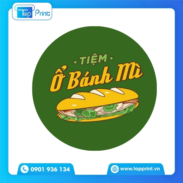 Mẫu logo b&aacute;nh m&igrave; chuy&ecirc;n nghiệp cho nhượng quyền