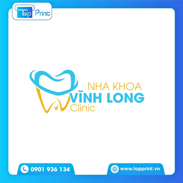 Mẫu logo nha khoa d&agrave;nh cho clinic cao cấp