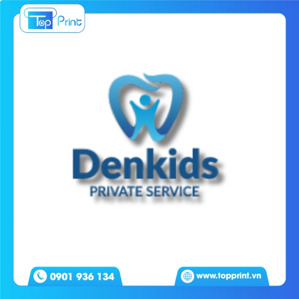 Logo nha khoa s&aacute;ng tạo với h&igrave;nh ảnh răng c&aacute;ch điệu