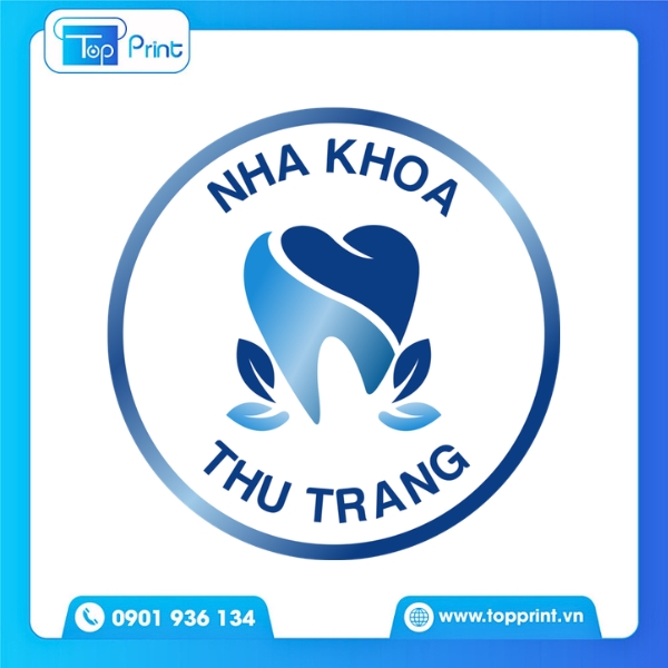 Mẫu logo nha khoa tinh tế v&agrave; hiện đại