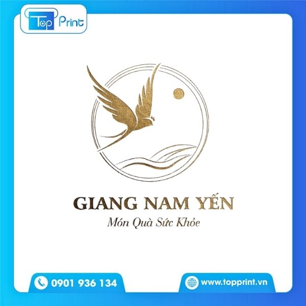Mẫu logo yến s&agrave;o lấy cảm hứng từ thi&ecirc;n nhi&ecirc;n hoang d&atilde;