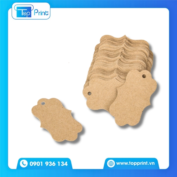 Mẫu tag giấy kraft phong c&aacute;ch rustic tự nhi&ecirc;n
