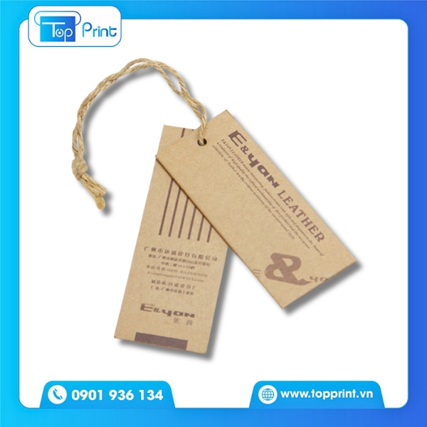 Tag giấy kraft handmade cho dịp lễ